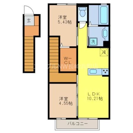 クラウンヒルの物件間取画像